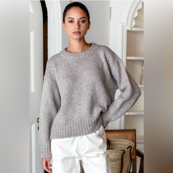 Emerson Fry Sweaters - Emerson Fry Cozy Sweater, Fog Grey Melange, SM